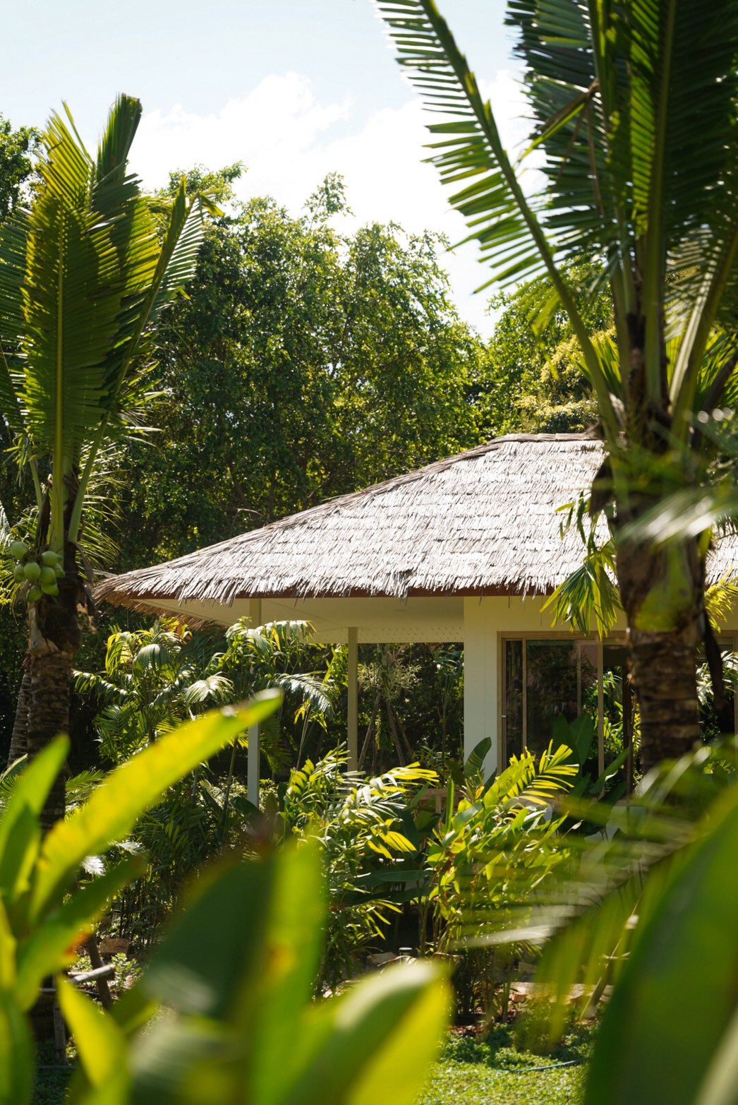 Tropical garden bungalow